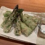 味工房まんま - 福岡　アスパラ（太）（天ぷら）