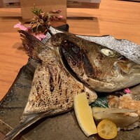 味工房まんま 別館 - 活カンパチ塩焼