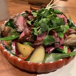 味工房まんま - 黒毛和牛ローストビーフサラダ