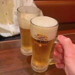 蔵の庄 - 最初は２人から乾杯です