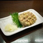 Yamasan - 黄金釣りアジのなめろう（780円）