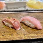 Tsukiji Sushichou - 頭肉炙り、かまとろ