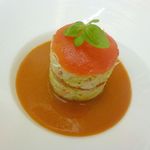 ドミニク・ブシェ トーキョー - 前菜のカニ