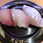 スシロー - 本日の鮮魚3種（360円）