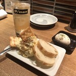 IZAKAYA P/man - たまごサラダと付き出しの卵