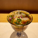 鮓 きずな - 長崎 ケンサキイカ、青森もずくそうめん