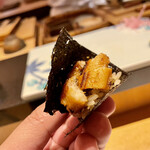 鮓 きずな - 焼き穴子 おにぎり風 宮城 一番海苔