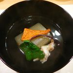 新ばし 星野 - 【冬瓜とバチコのお椀】★2013/8