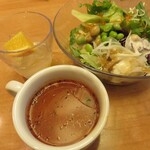 Steak Miya Oumi Hachiman Ten - スープ＆サラダ＆デザート