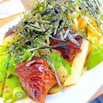 三代目重助商店 - 豚ハラミと長芋の醤油バターソース