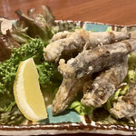 鳥半・魚半 - 目光の唐揚げ　柔らかくてサクサク