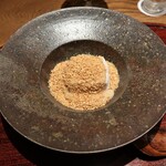 ごだん 宮ざわ - 焼きゴマ豆腐、練りゴマ、ハチミツ、塩、すりゴマ