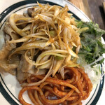 キッチン あずま - 辛ネギ焼肉アップ