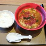 Yayoi Ken - [辛さ3倍]辛うま麺(ごはん付) 850円