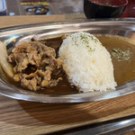 キッチン あずま - ハヤシとカレーのハーフ＆ハーフ　1,000円