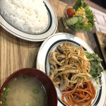 キッチン あずま - 辛ネギ焼肉定食　1,000円