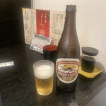 元祖 うな鐡 - まずは瓶ビール