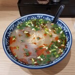 蘭州拉麺店 火焔山 - 提供時。
