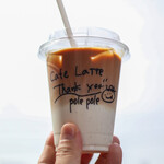 コーヒースタンド ポレポレ - ２０２３年５月再訪：カフェラテ☆