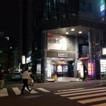 蘭州拉麺店 火焔山 - ビル遠景。