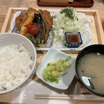 Niigata Katsudon Tarekatsu - 野菜ヒレカツ定食1290円