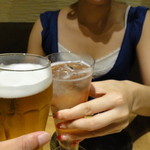 焼鳥・元気 - 乾杯～♪