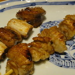 焼鳥・元気 - 皮と鴨