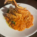 カフェ ド ブリック - 渡り蟹のトマトソースパスタ