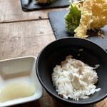 そば草香 - 少しだけいただきます♡腹パンのため毎回私はほぼ食べれない（笑）