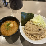つけ麺 五ノ神製作所 - 海老つけ麺　味玉入り
