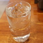 動物園前もつ鍋屋 - 芋焼酎水割り