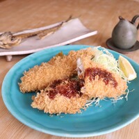 真あじのフライ 骨煎餅付き