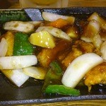 中国料理 西海 - 8月2日セットの酢豚