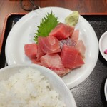 えんまや - まぐろ定食 980円 ♪