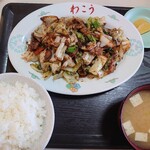 和光 - 料理写真:ホイコーロー定食780円