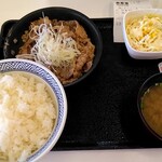 Yoshinoya - ネギ塩カルビ定食