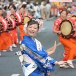 さんさ踊り（何故か男衆が写って無い）