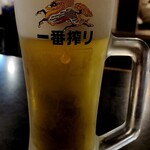 焼鳥 日高 - 生ビール