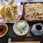 Ishibiki Soba Ichii - 野菜天もり蕎麦　1,300円