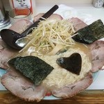  壱発ラーメン 福生店 - ねぎとろチャーシューメン（醤油）　1,100円