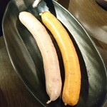 成吉思汗 大黒屋 - 羊のソーセージ2種(605円)