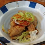 俺の中華たなか家 - サービスおつまみは「ホルモン煮♥️」これが美味しいのです(⌒▽⌒)d