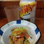 俺の中華たなか家 - スーパードライ生ジョッキ缶とサービスおつまみ☆が先着＼(^o^)／