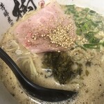芳醇煮干 麺屋 樹 - 濃厚魚介とんこつラーメン（８００円）