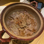Yuu - 牛肉土鍋ご飯。シンプル