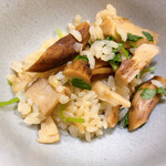 樋山 - 松茸もいただきました