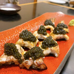 樋山 - 天草の一本釣りの天然海うなぎにキャビア