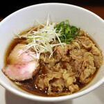 牛薫る麵処 嵐風 - 牛醤油塩らぁ麺