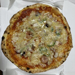 吉田ピザ店 - エビ•イカ•タコのシーフード　チーズ増し