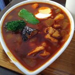 スープカレー屋 鴻 - 豚しゃぶスープカレー（黒、2辛）
